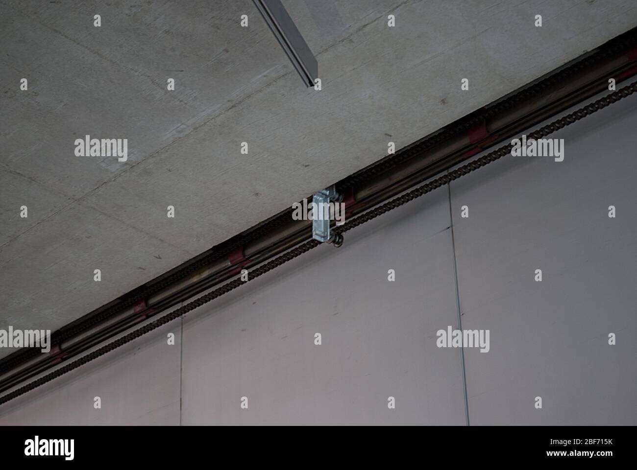 Station incendie Vitra béton armé Architecture déconstructiviste Vitra Campus Allemagne Zaha Hadid Banque D'Images