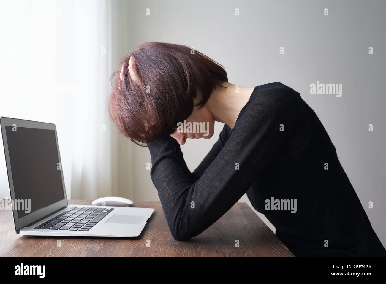 Informations supplémentaires. Situation difficile, problèmes. Anxiété, stress, dépression, perte de contrôle Banque D'Images