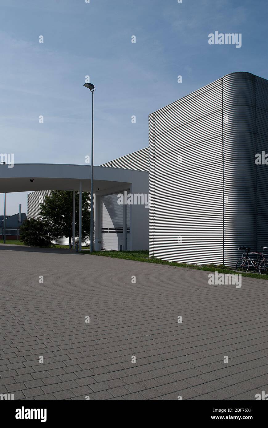 Bâtiment de l'usine Campus Vitra par Nicholas Grimshaw Banque D'Images