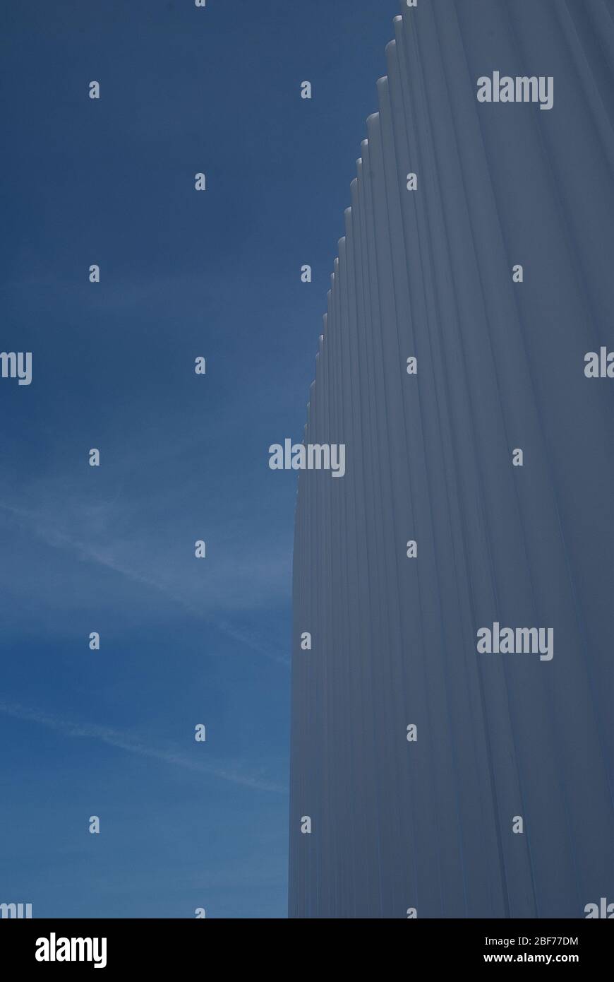 Façade Bâtiment Ribbed Factory Campus Vitra par SANAA Architects Banque D'Images