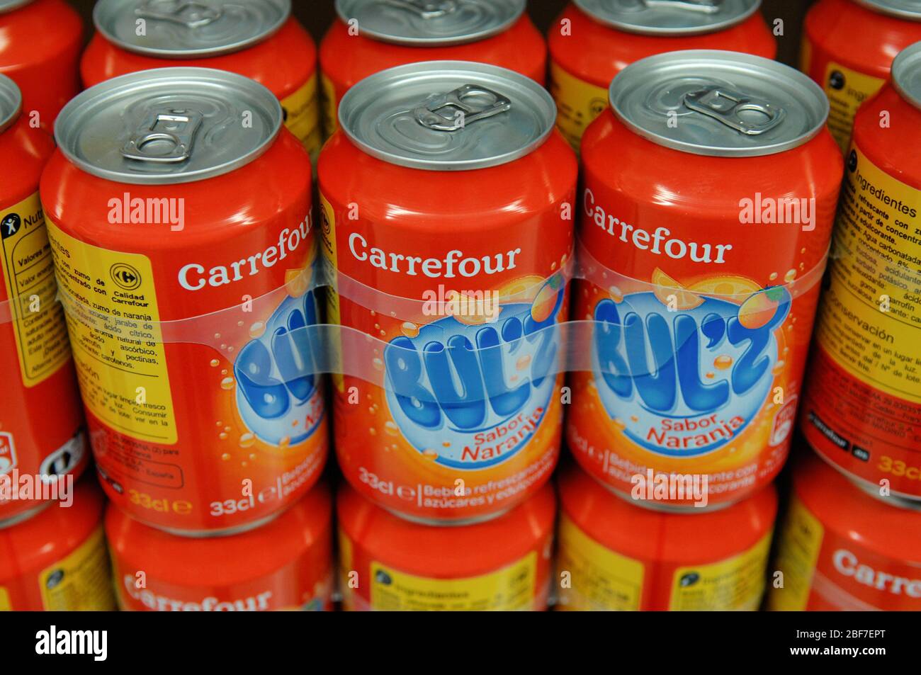 Carrefour,Bul'z,soda Banque D'Images