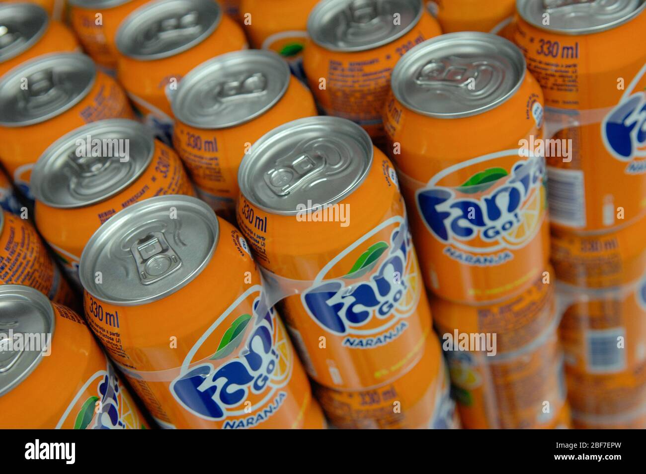 Fanta, orange, soda Banque D'Images