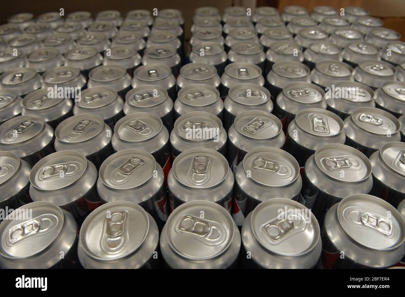 Boîtes de pepsi,Anneaux de traction Banque D'Images