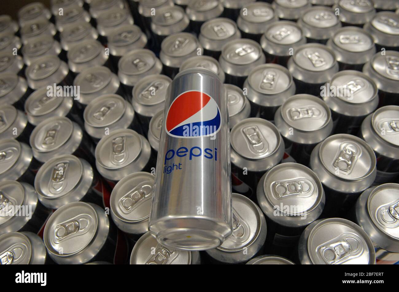 Boîtes de pepsi,Anneaux de traction Banque D'Images