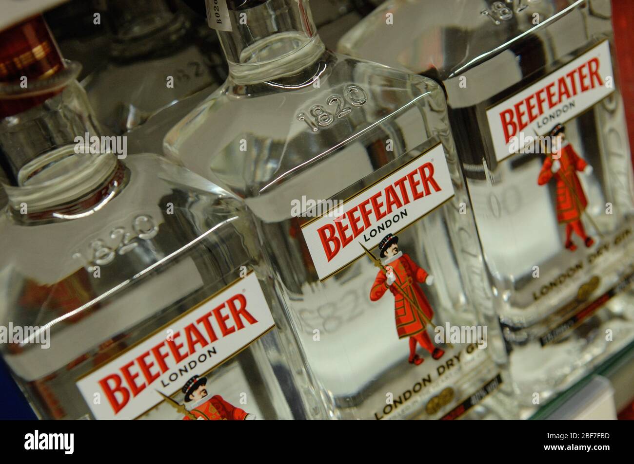 ,London Dry Gin Beefeater Banque D'Images