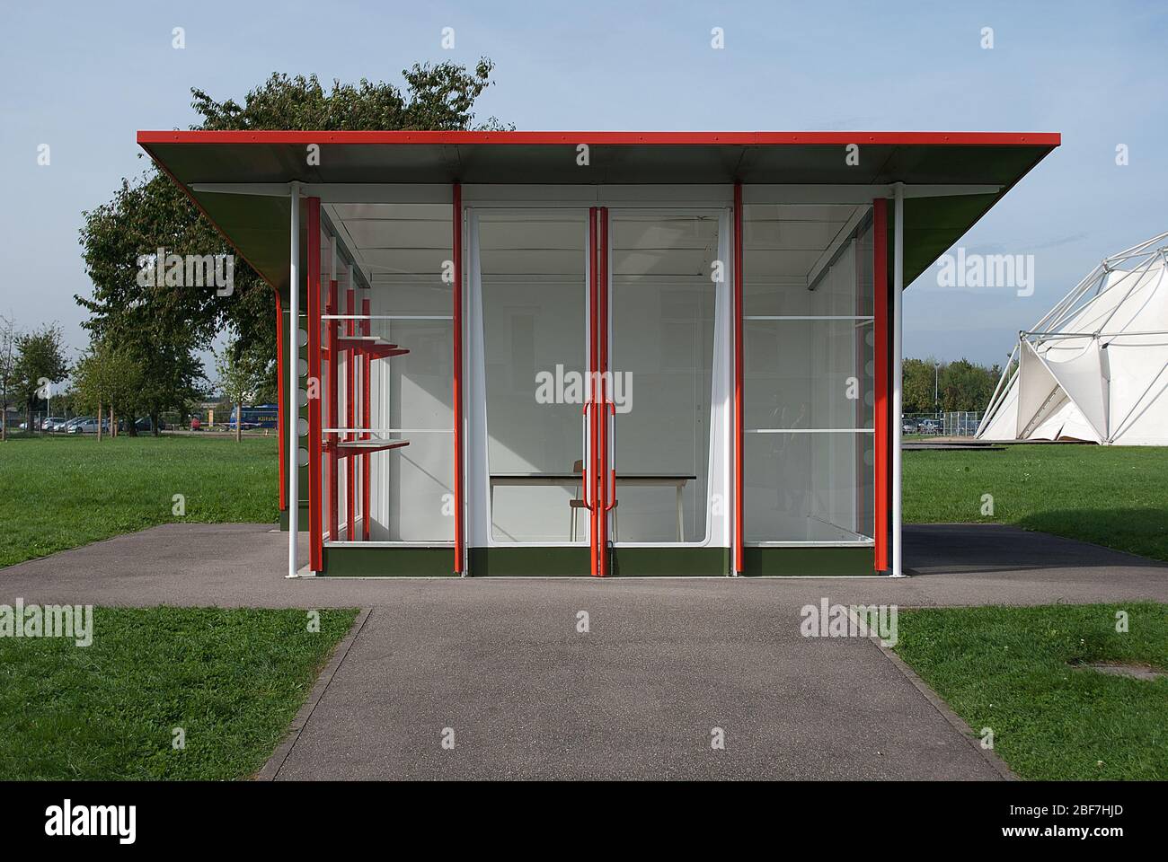 Station-service par Vitra Campus Banque D'Images