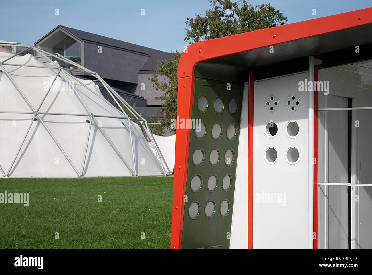 Station-service par Vitra Campus par Jean Prouve Banque D'Images