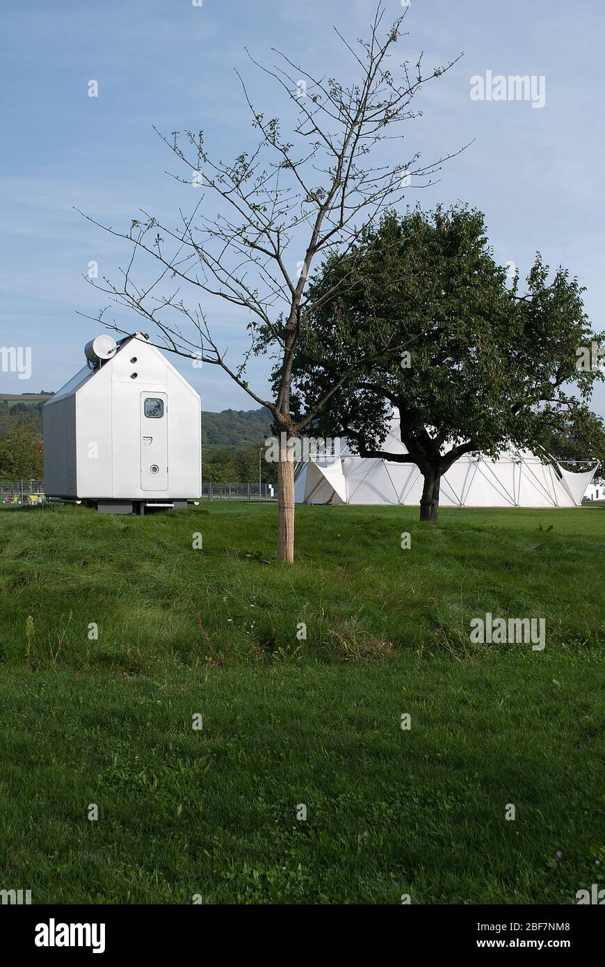 Diogene Retreat Cabin Hut House Vitra Campus, Charles-Eames-Strabe 2, 79576 Weil am Rhein, Allemagne par Renzo Piano Building Workshop Banque D'Images
