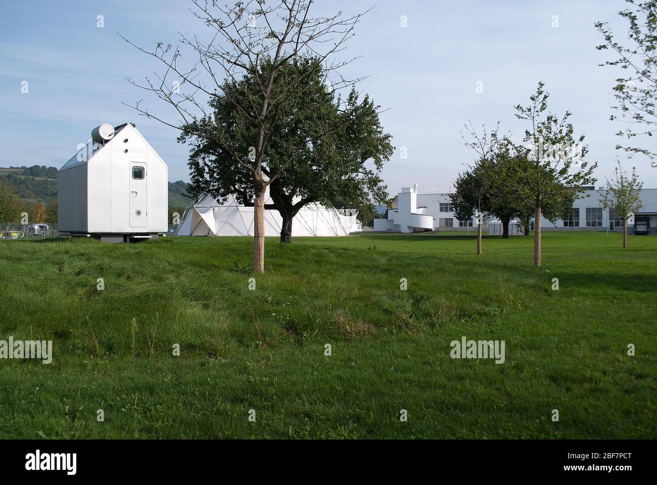 Diogene Retreat Cabin Hut House Vitra Campus, Charles-Eames-Strabe 2, 79576 Weil am Rhein, Allemagne par Renzo Piano Building Workshop Banque D'Images
