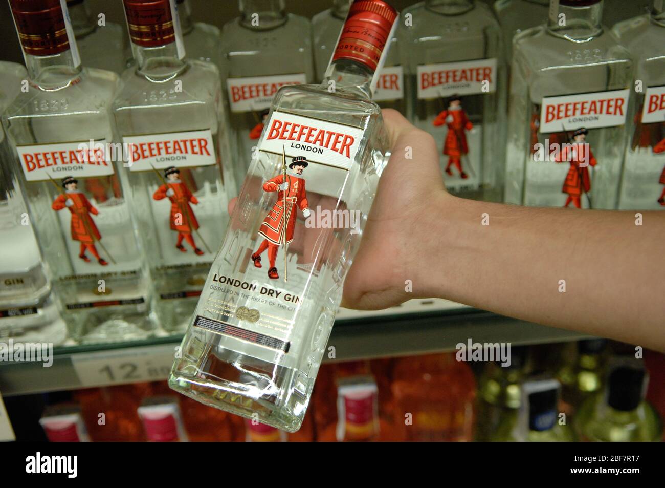 ,London Dry Gin Beefeater Banque D'Images