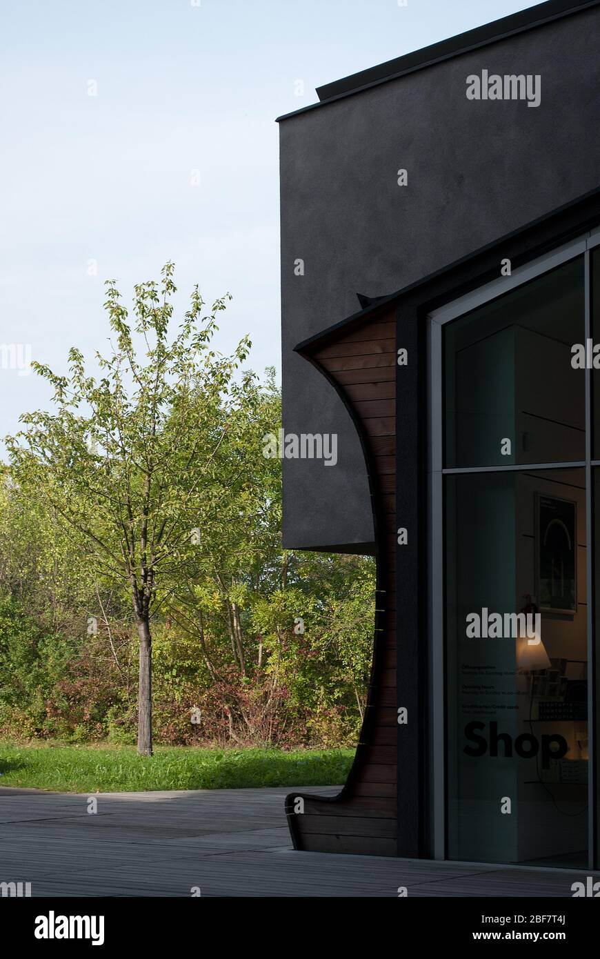 VitraHaus Vitra Haus Charcoal stuc Vitra Campus par Herzog de Meuron Architects Banque D'Images