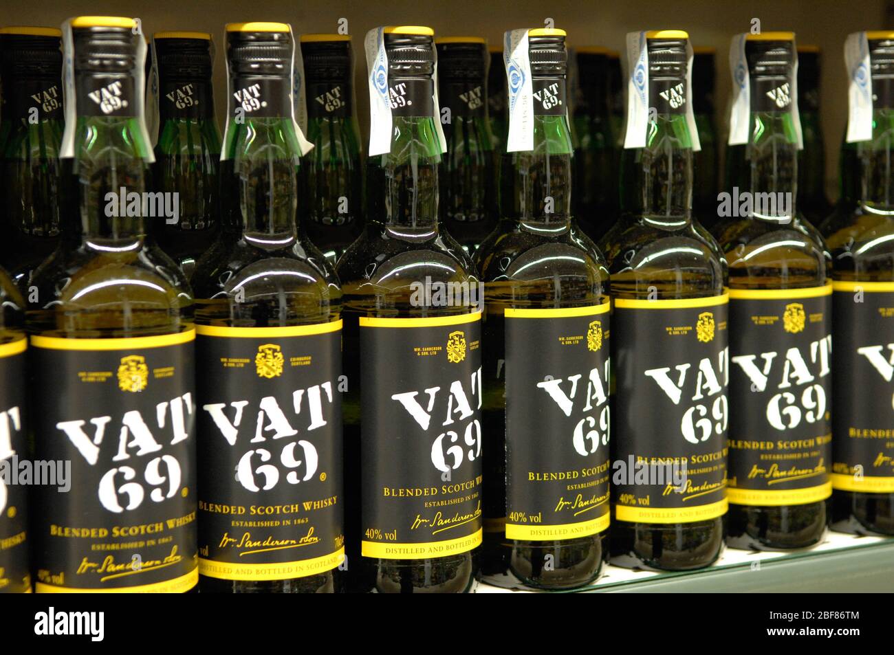 69 TVA,blended Scotch Whisky Banque D'Images