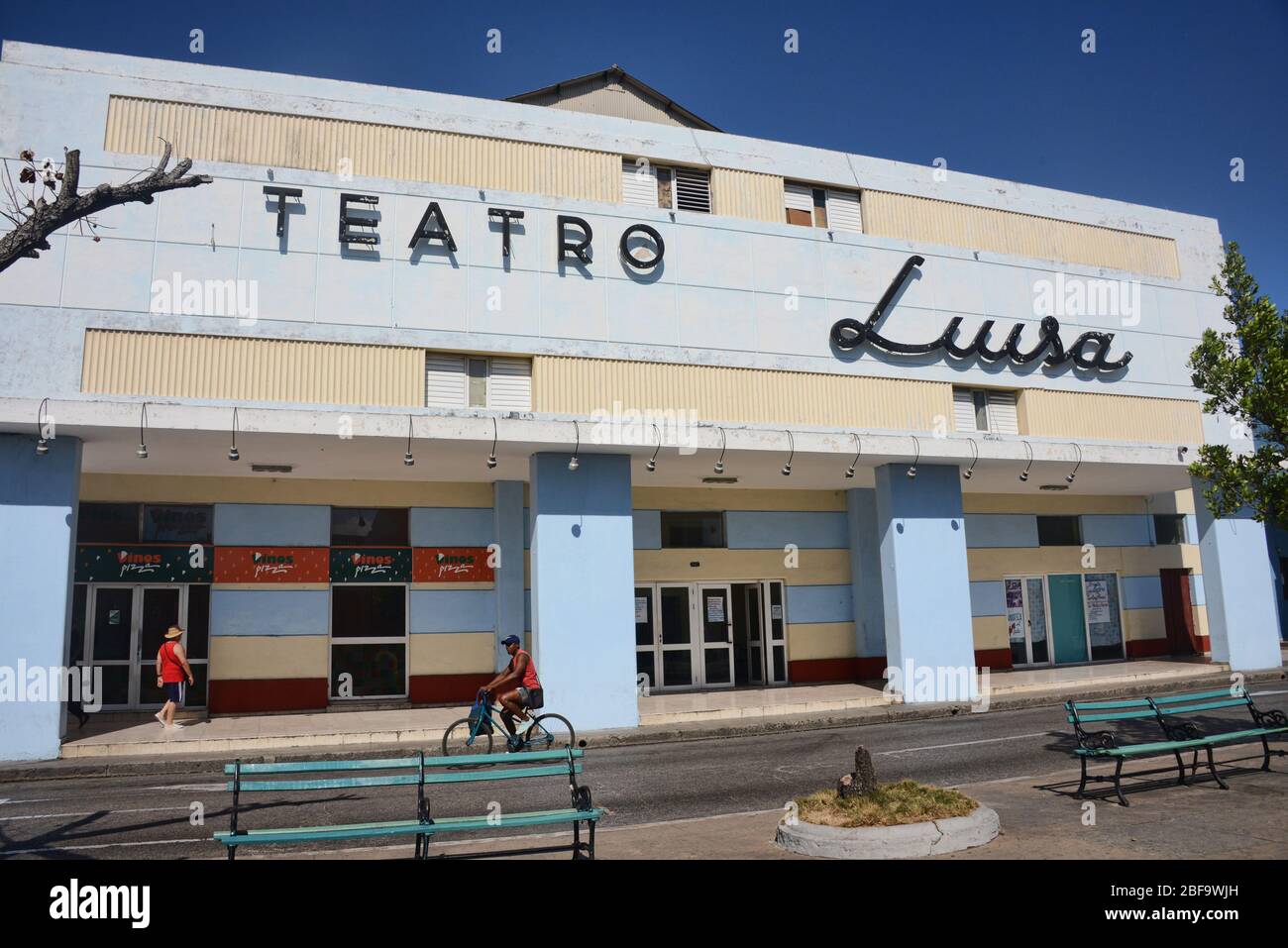 Teatro Luisa, Cienfuegos, Cuba Banque D'Images
