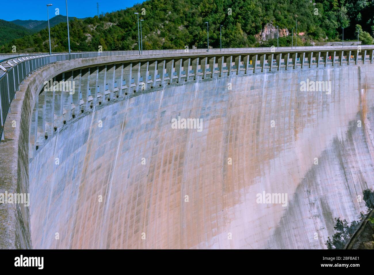 Le barrage de Baells (province de Bergueda, Catalogne, Espagne) Banque D'Images