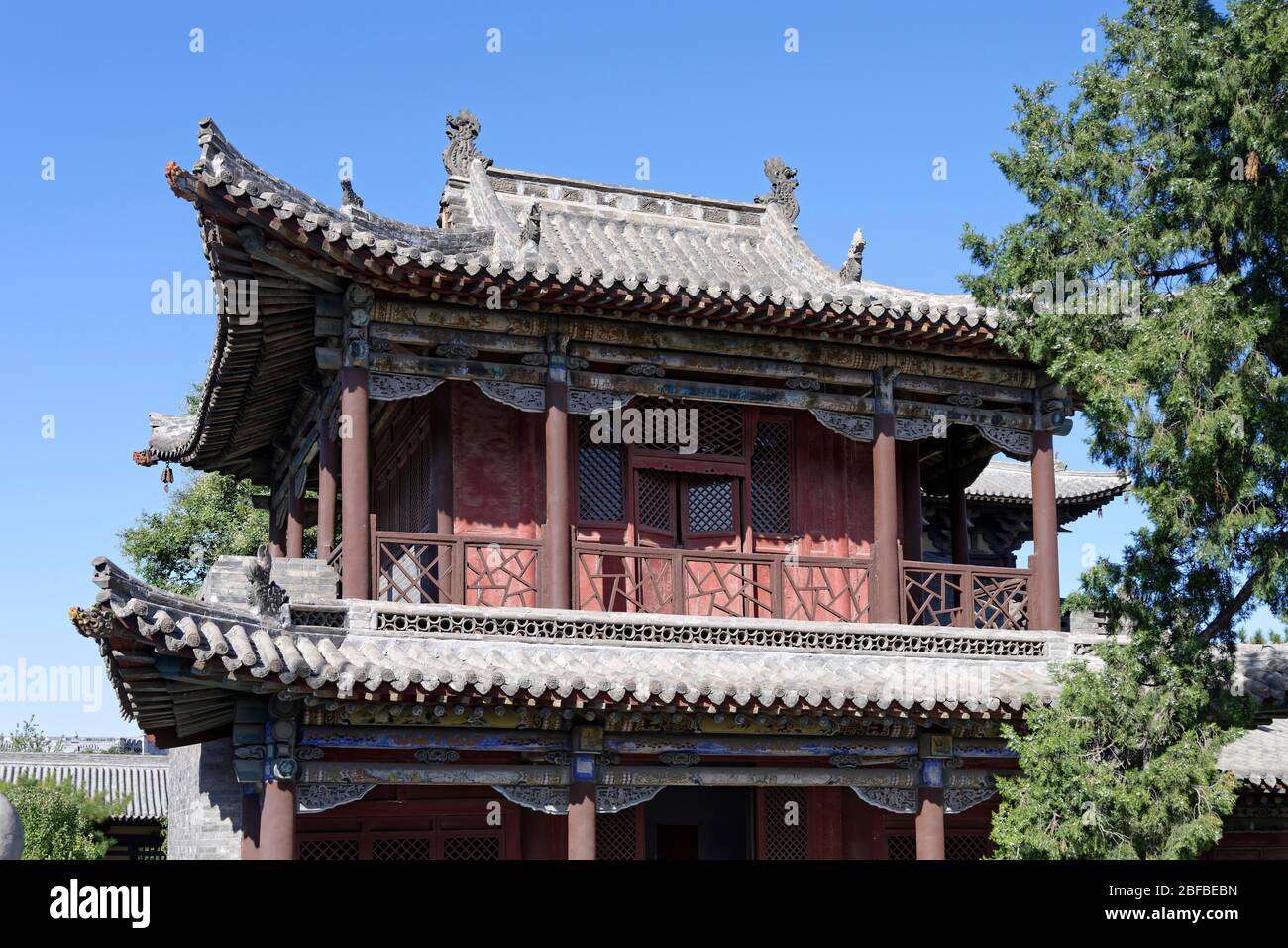 Temple Huayan, Datong, Shanxi Sheng, Chine Banque D'Images
