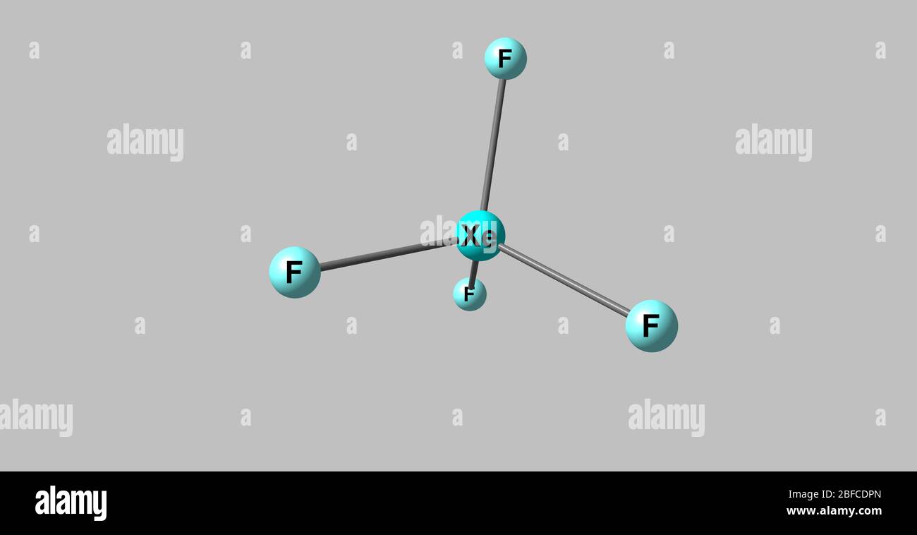 Le Tetrafluorure De Xenon Est Un Compose Chimique Dont La Formule Chimique Est Xef4 Photo Stock Alamy