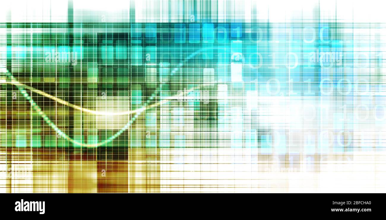 Les tendances des médias sociaux et de suivi graphique graphique Banque D'Images