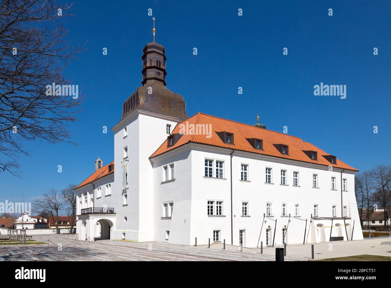 zámek, Dolní Břežany, Praha, Ceska republika / château, Dolni Brezany près de Prague, république tchèque Banque D'Images
