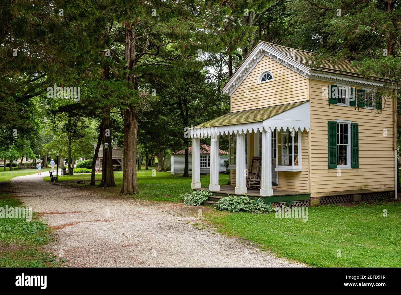 Cold Spring Village, Cape May, NJ, États-Unis - 18 juin 2019: J. Tuckahoe Shop est maintenant connu sous le nom de Bookbindery, le bâtiment a été construit en 1855 Banque D'Images