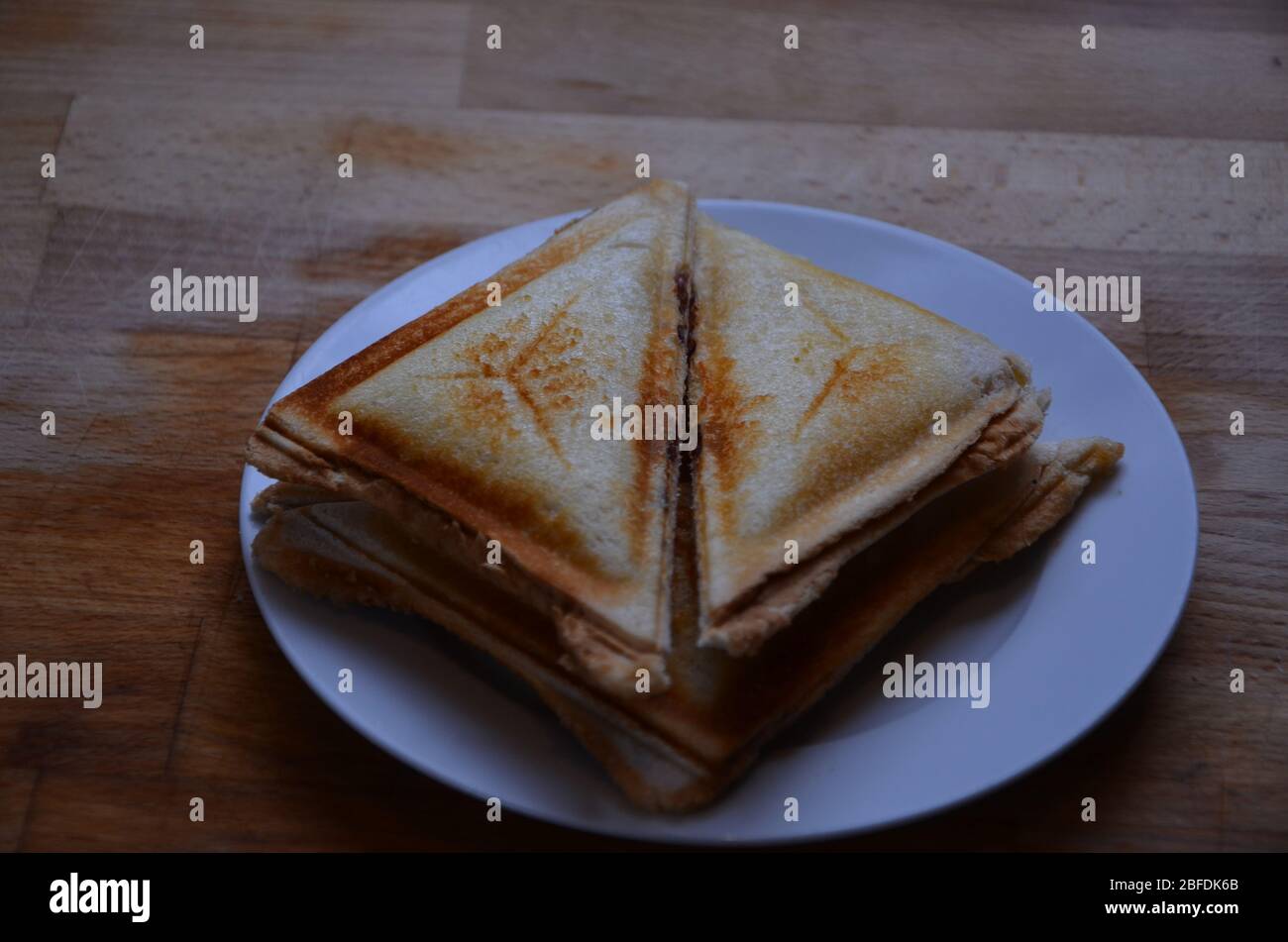 Sandwich chaud et copieux Banque D'Images