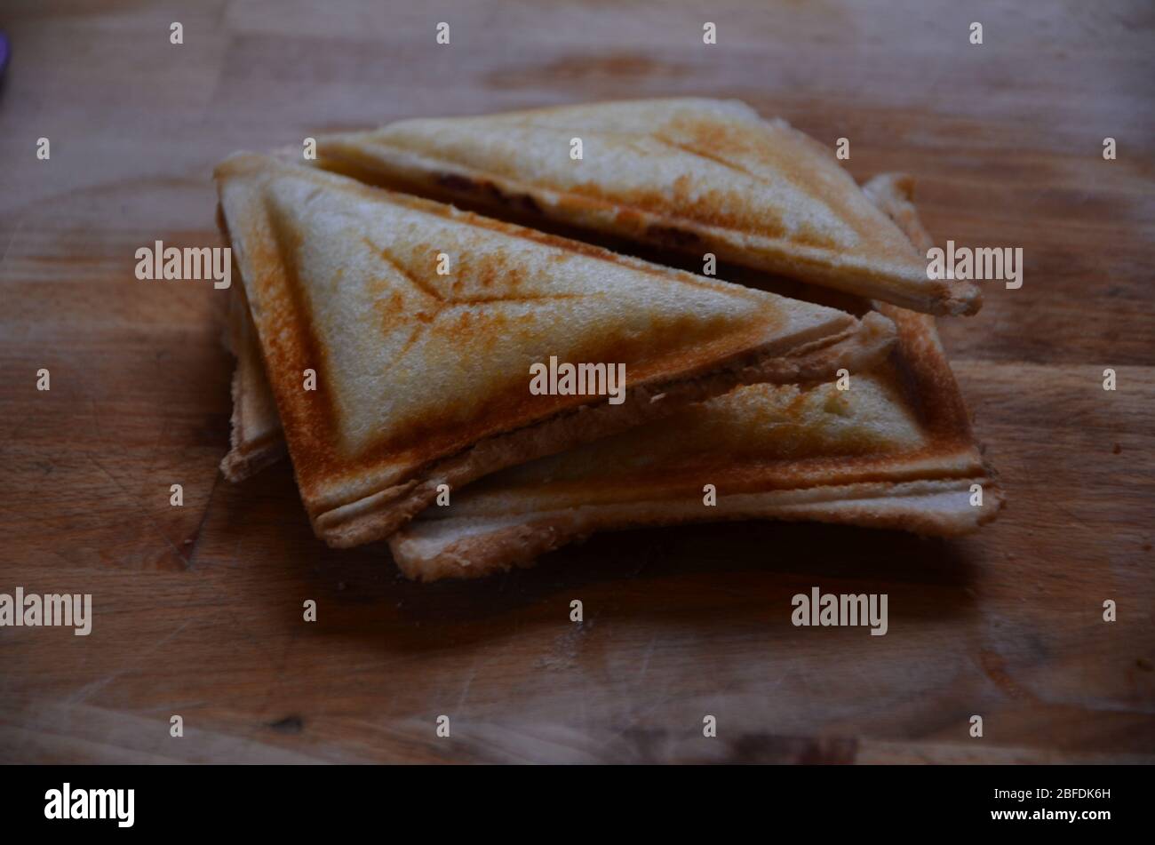 Sandwich chaud et copieux Banque D'Images