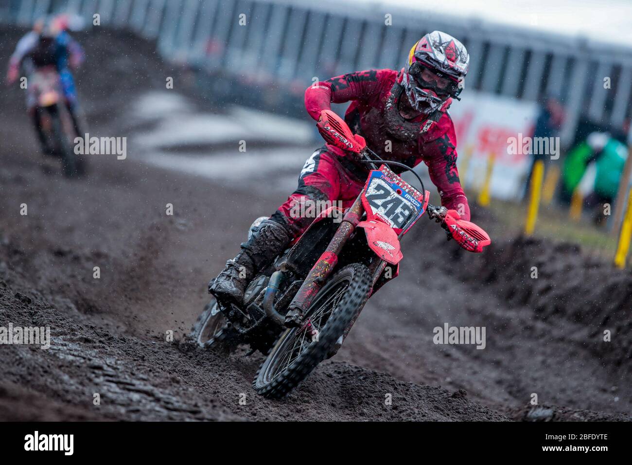 tim Gajser (Slo) équipe hrc classe mxgp pendant MXGP des Pays-Bas, valkenswaard (pays-bas), Italie, 08 mars 2020, Motors Motocross Banque D'Images