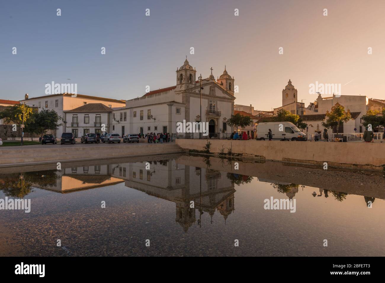 Église Santa Maria de Lagos Banque D'Images