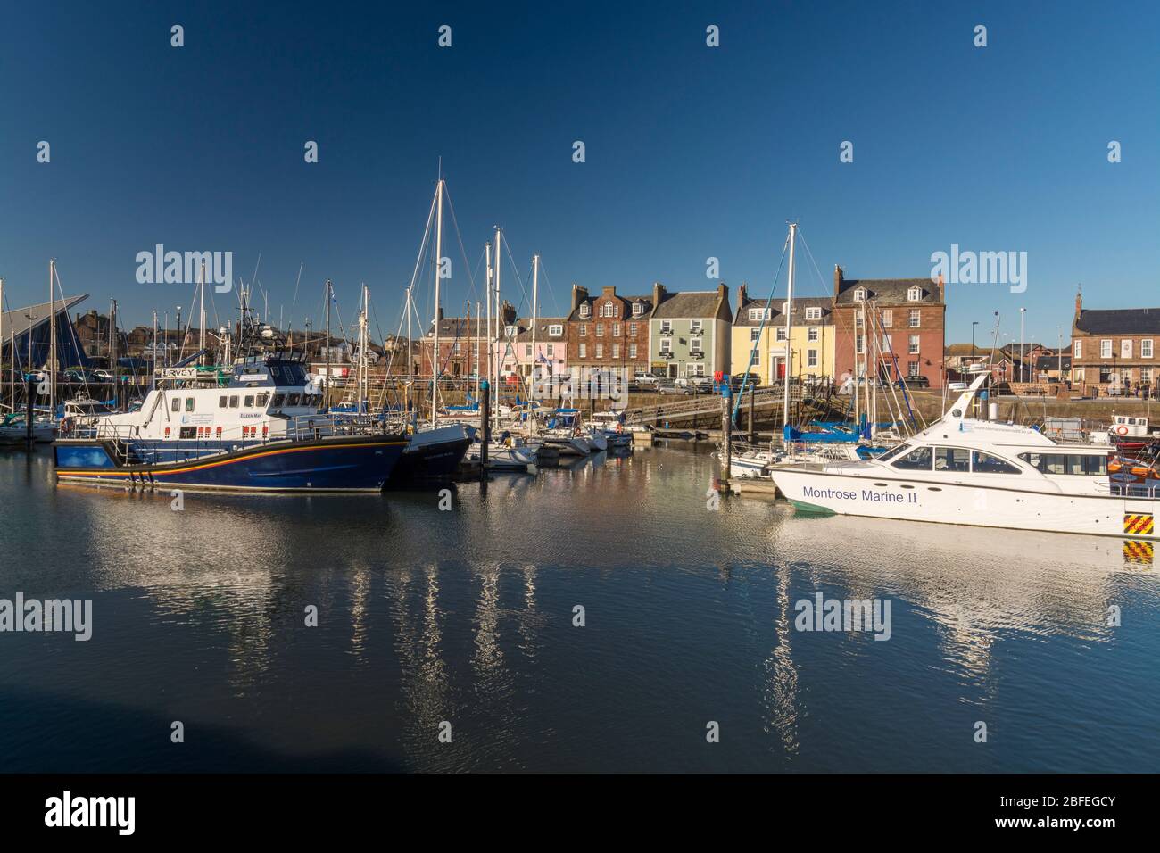 Port d'Arbroath Banque D'Images