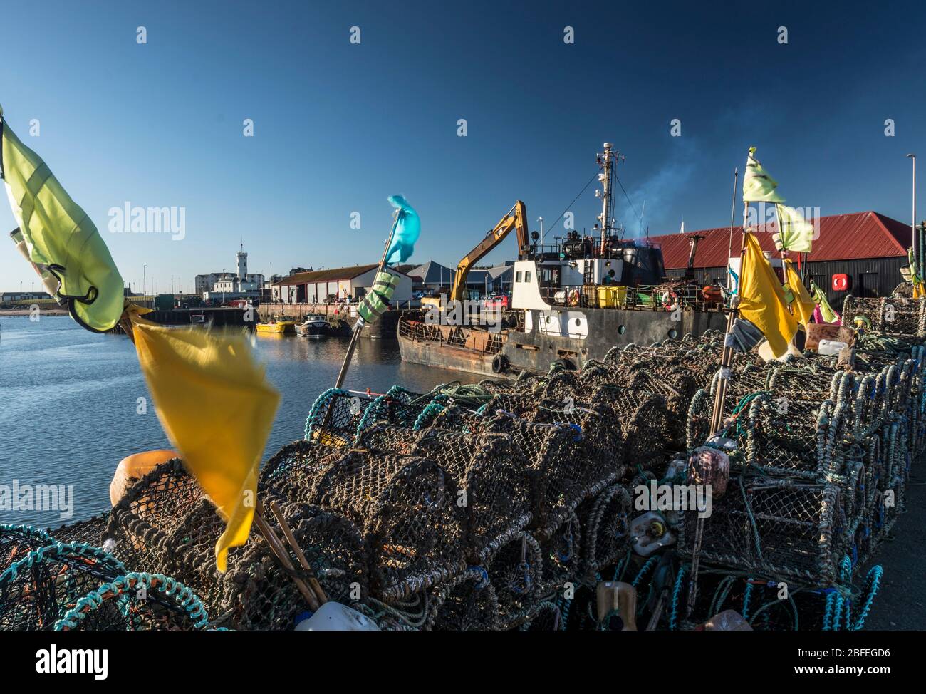 Port d'Arbroath Banque D'Images