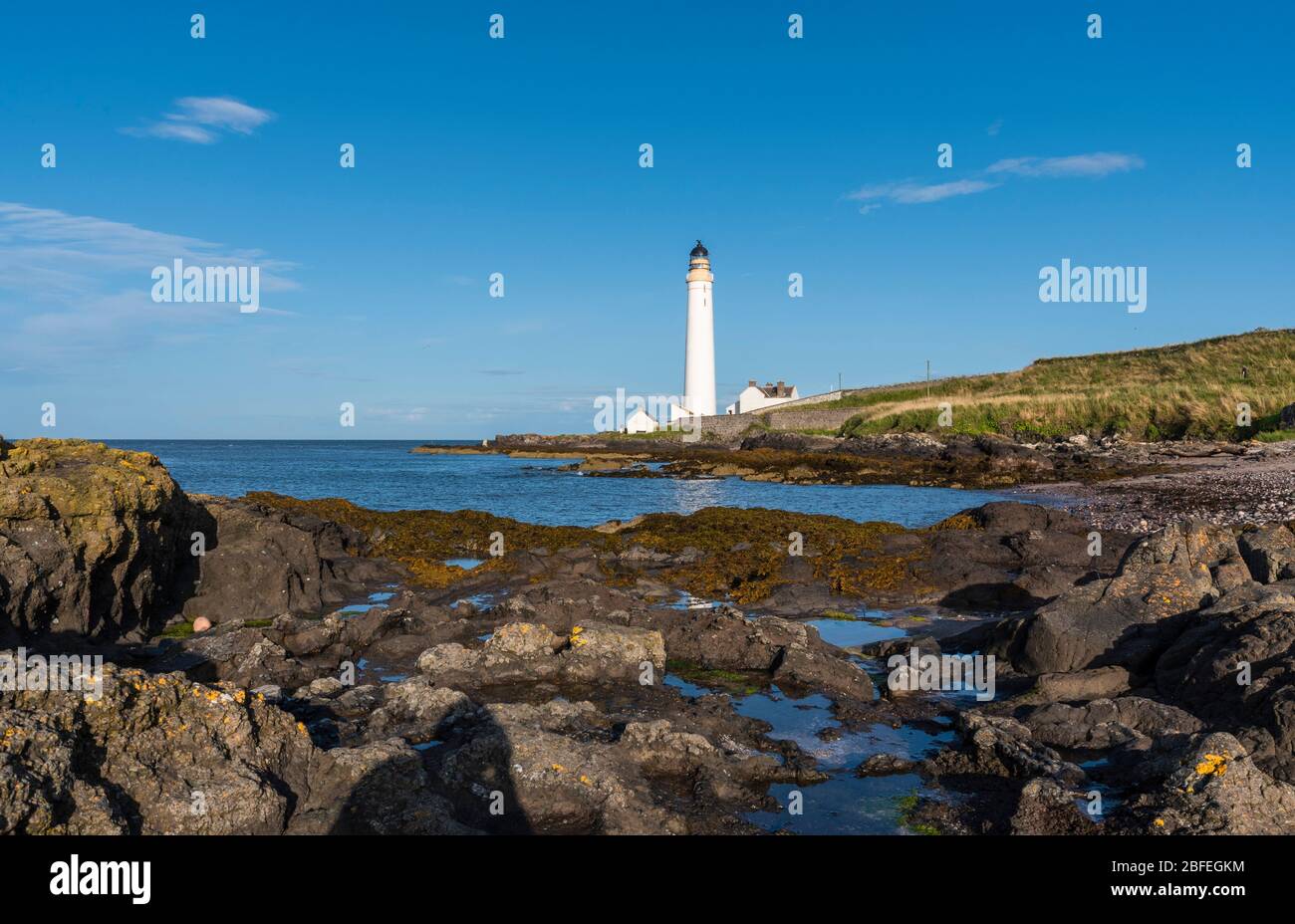 Phare de Gurdie Ness, Montrose Banque D'Images