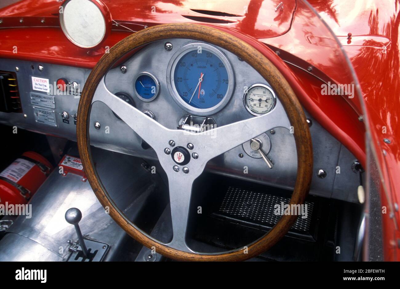 1955 Maserati 300 S participant au Mille Miglia 2001 . Banque D'Images