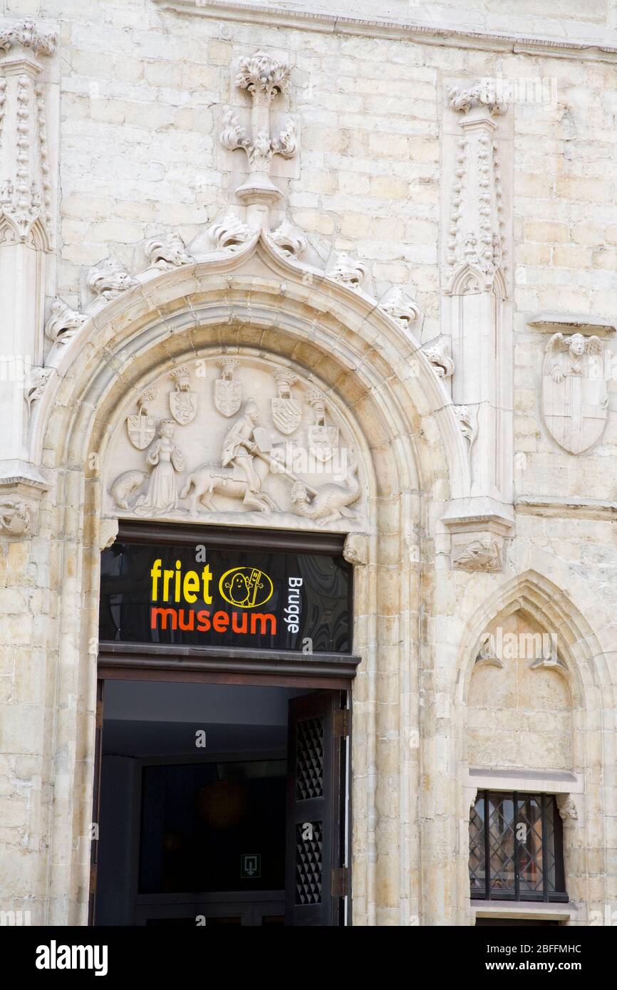 Musée du Fret (Musée des Fries françaises), Bruges, Flandre Occidentale, Belgique, Europe Banque D'Images
