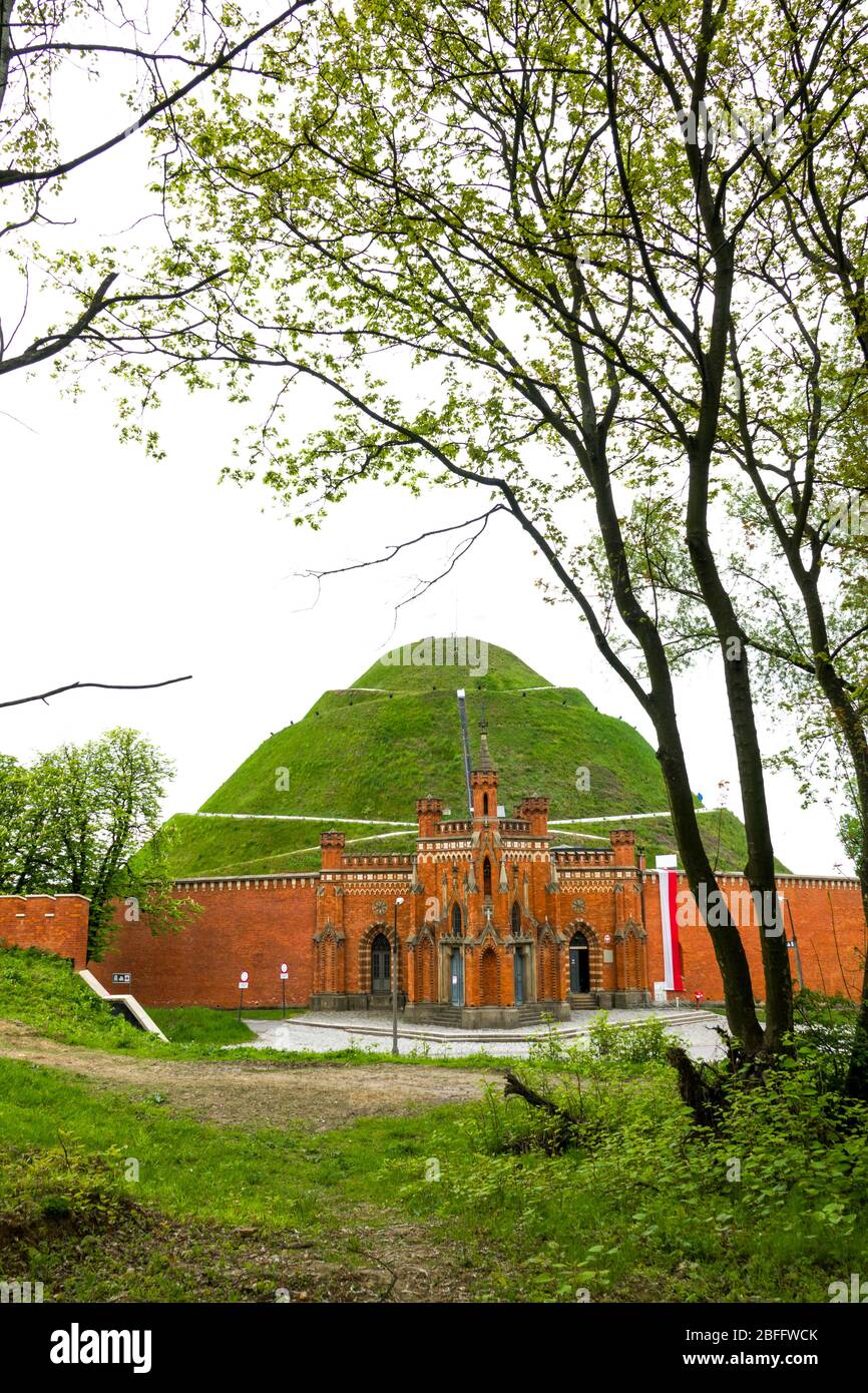 Kosciuszko Mound Cracovie Pologne Tadeusz Polish American Military Hero Europe Banque D'Images