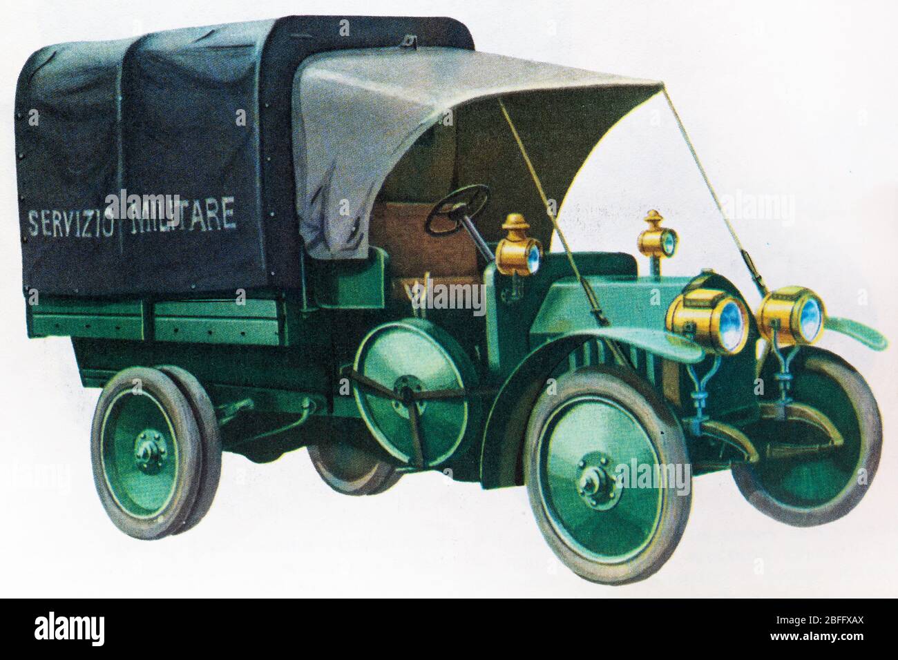 Fiat 2 F Truck, 1911, Italie Banque D'Images