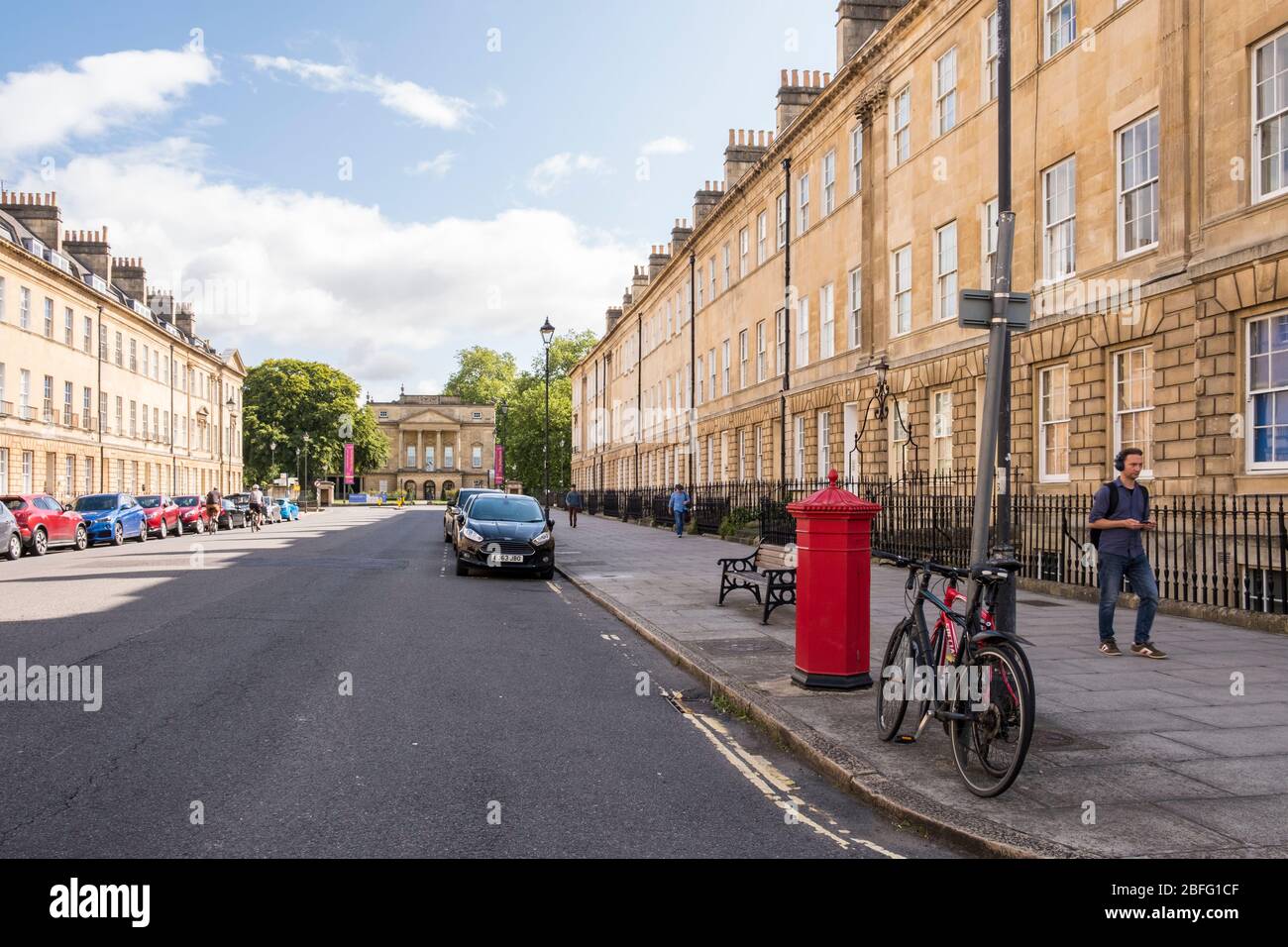 Great Pulteney Street, Bath, Somerset, Angleterre, GB, Royaume-Uni Banque D'Images