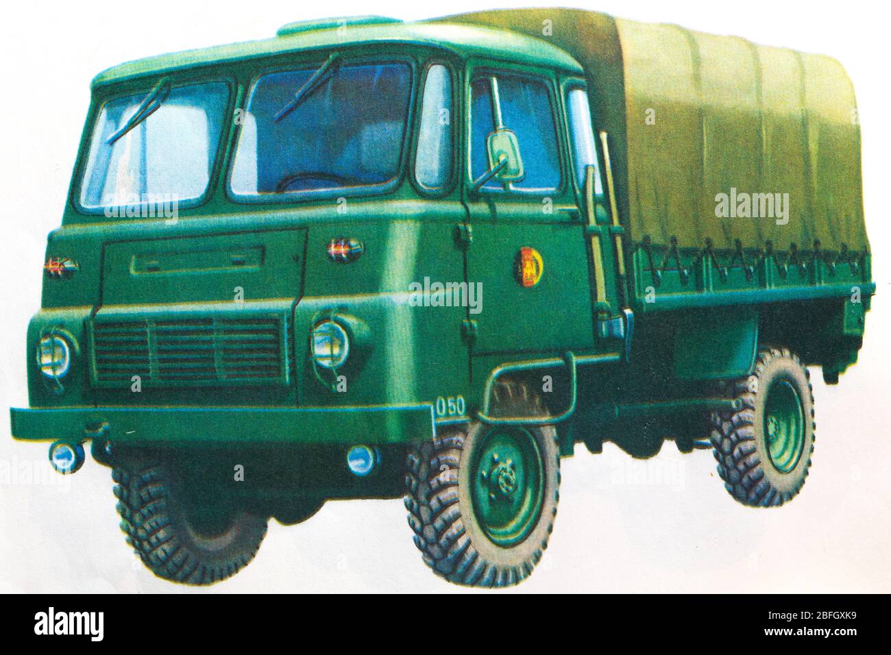 Camion Robur LO 2002, 1973, Allemagne de l'est Banque D'Images