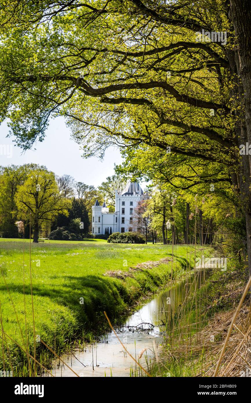 Château de Sandeburg à Langbroek, Gueldre dans les Nteherlands Banque D'Images