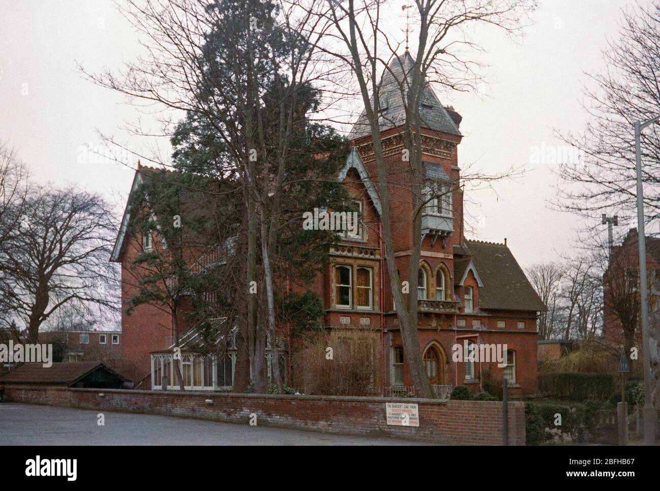 Auberge de jeunesse, avril 1980, Canterbury, Angleterre, Grande-Bretagne Banque D'Images
