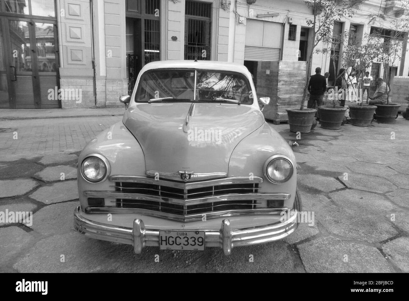 Voiture américaine à la Havane Cuba Banque D'Images