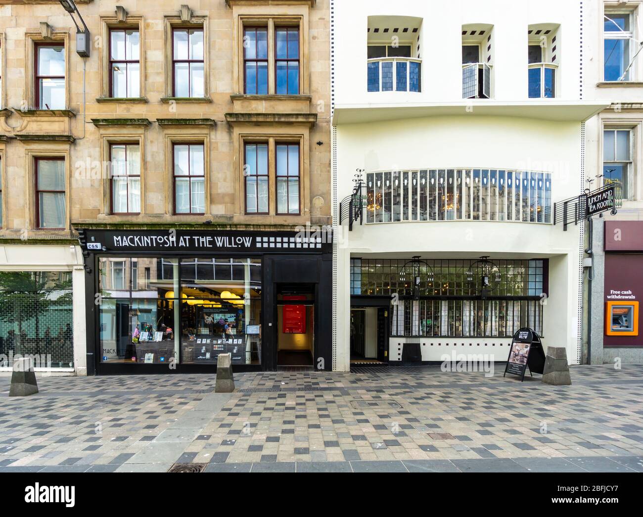 Mackintosh à Willow le cafe et centre d'accueil dans la rue Sauchiehall Street Glasgow Scotland UK Banque D'Images