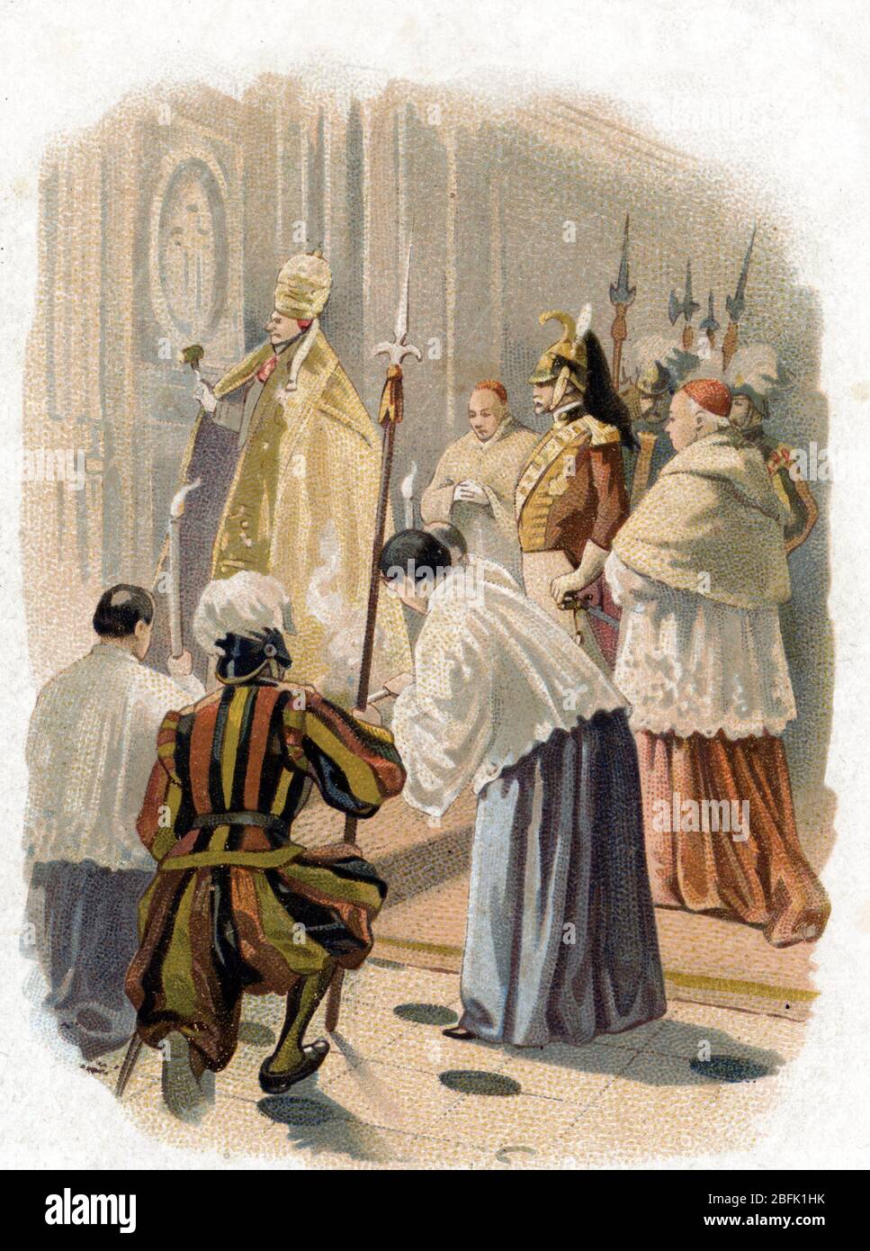 Jubilé : le mur de la porte sainte Banque D'Images