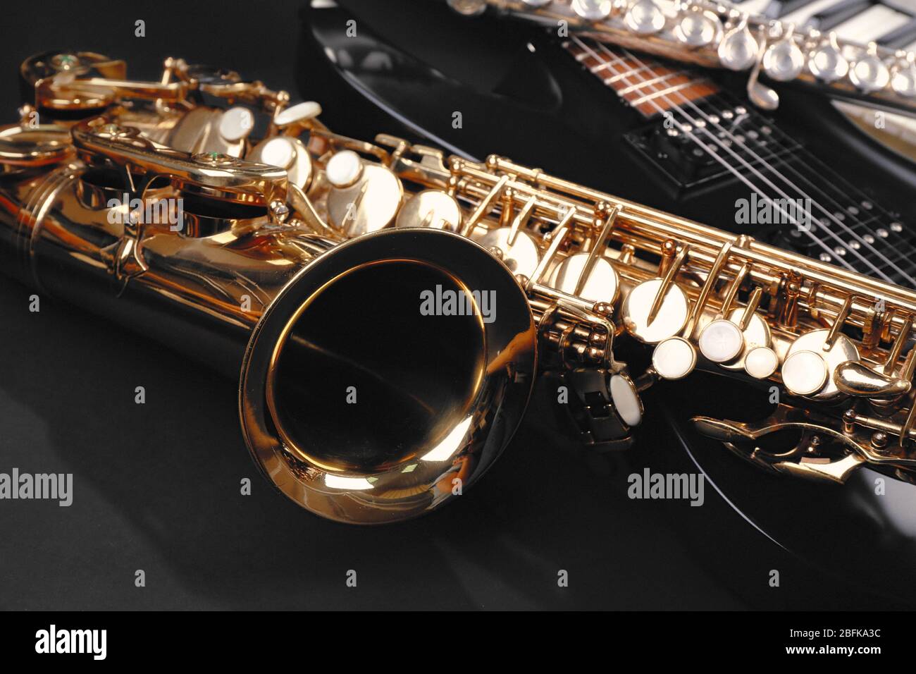 Instruments de musique, proximité Banque D'Images