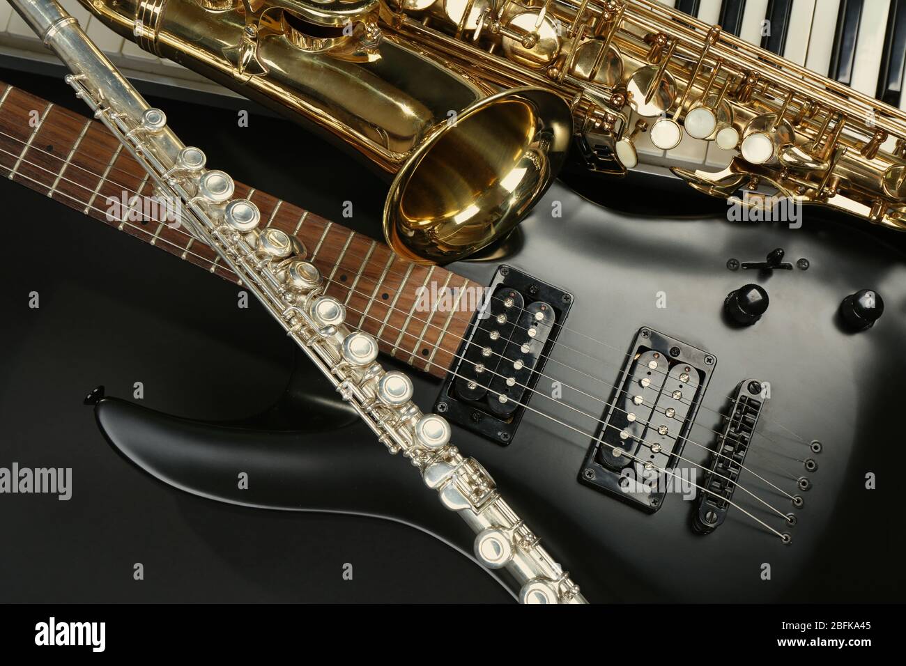 Instruments de musique, proximité Banque D'Images