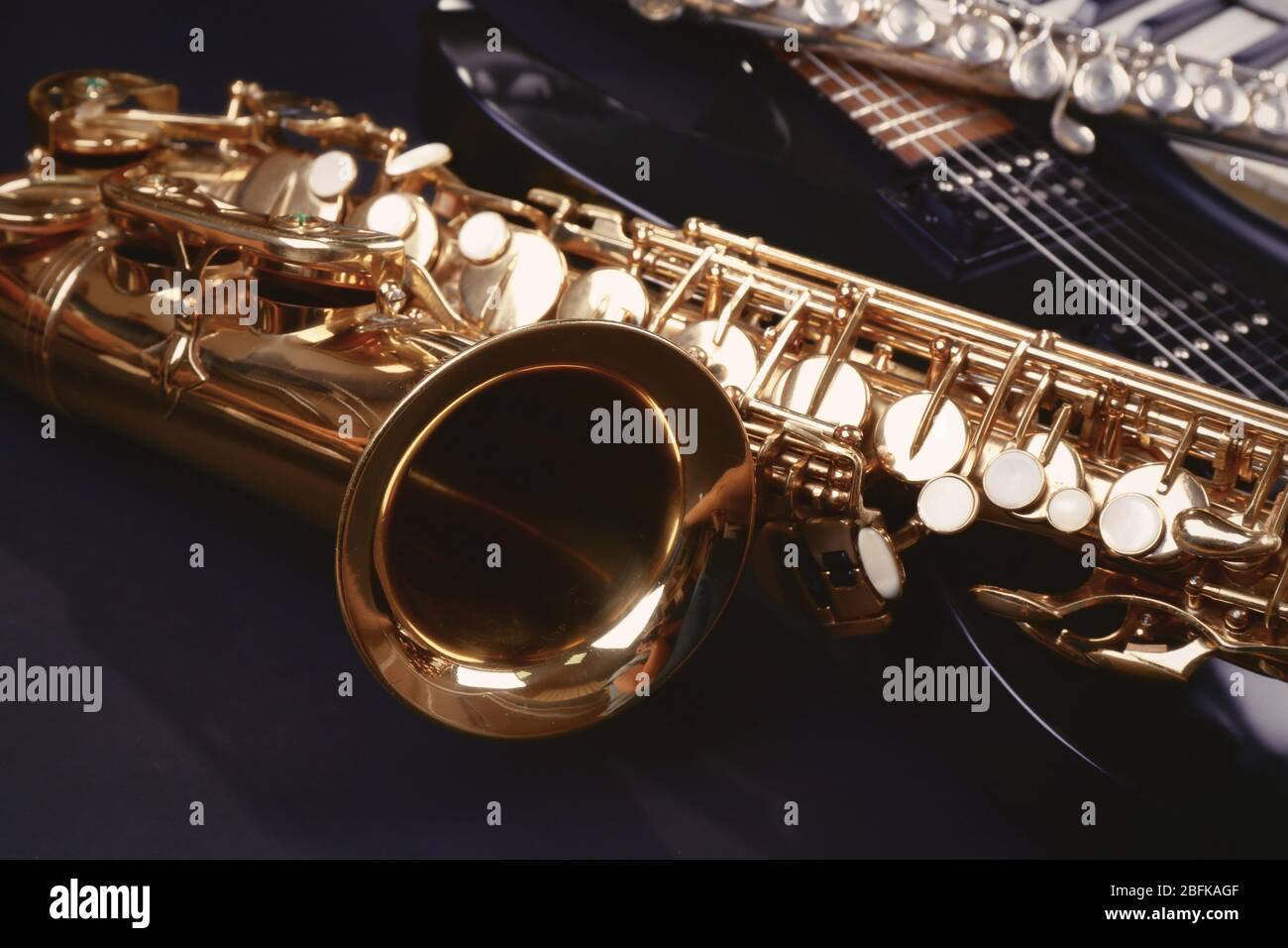 Instruments de musique, proximité Banque D'Images