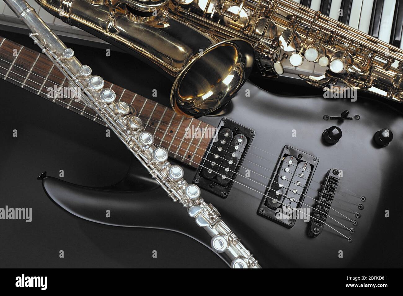 Instruments de musique, proximité Banque D'Images