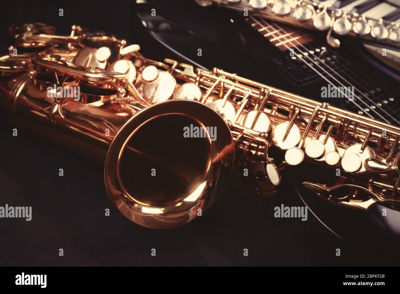 Instruments de musique, proximité Banque D'Images