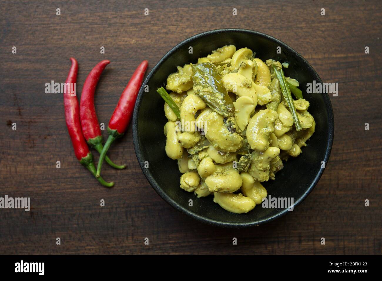 Sri Lankan Food - Curry de cajou Banque D'Images