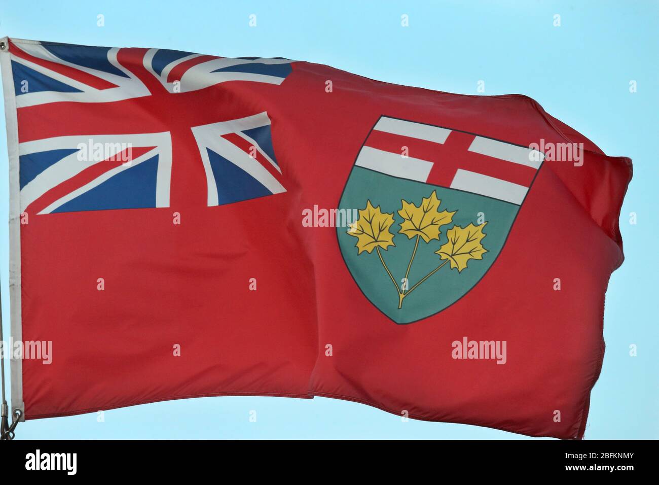 Drapeau provincial de l'ontario Banque de photographies et d’images à ...