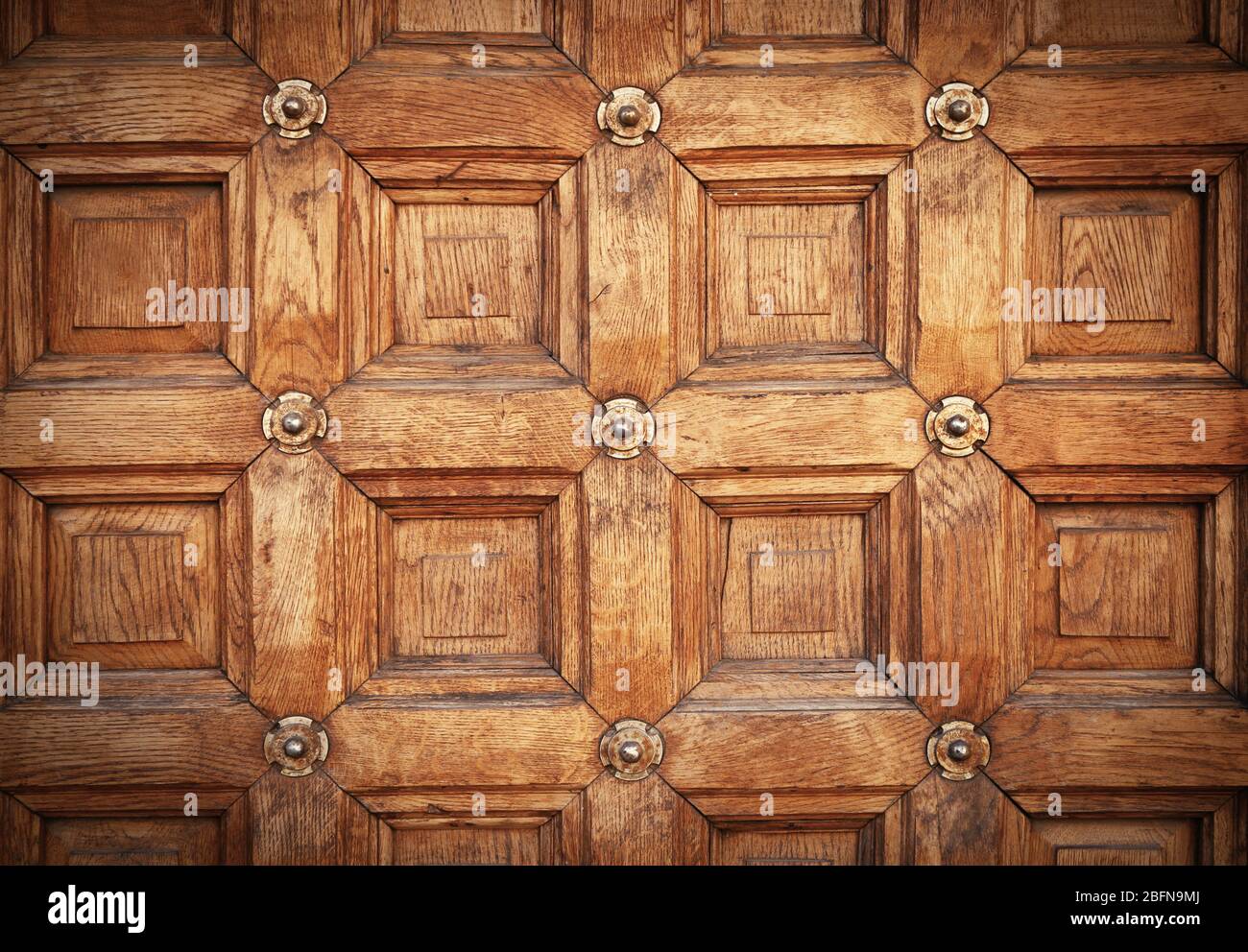 Porte en bois Vintage background Banque D'Images