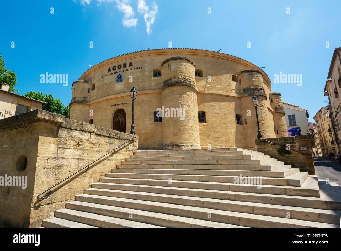 France, Montpellier, Centre historique, Agora International City of Dance, théâtre et studios, à l'origine un couvent construit en 17°C. Banque D'Images